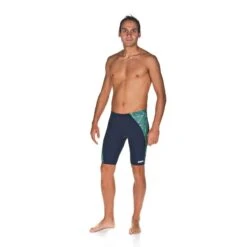 Arena Water Jammer 17 Arena Water Jammer -Swim Gear Sales 001383 navy green navy front l 1