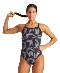 Arena Puzzled Light Drop Back 18 Arena Puzzled Light Drop Back -Swim Gear Sales 004639 550 w puzzled light drop back one piece 001 o