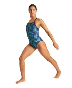 Arena Puzzled Light Drop Back 25 Arena Puzzled Light Drop Back -Swim Gear Sales 004639 660 w puzzled light drop back one piece 003 o