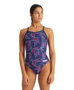 Arena Puzzled Light Drop Back 20 Arena Puzzled Light Drop Back -Swim Gear Sales 004639 740 w puzzled light drop back one piece 001 o