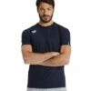 Arena Team Solid Panel Cotton T-Shirt -Swim Gear Sales 004899 700 team t shirt panel 001 o 3 7 1