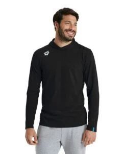 Arena Team Long Sleeve Hooded T-Shirt -Swim Gear Sales 004903 555 team hooded long sleeve t shirt panel 001 o 1 1
