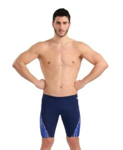 Arena Marbled Jammer -Swim Gear Sales 005556 770 men s swim jammer marbled f 001 o