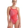 Arena Marbled Challenge Back -Swim Gear Sales 005562 450 women s swimsuit challenge back marbled 001 o
