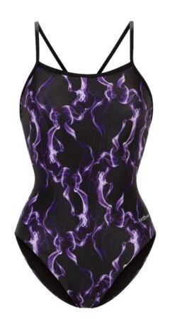 Dolfin Women's Print V-Back One Piece 27 Dolfin Women's Print V-Back One Piece -Swim Gear Sales 0100 b30d front2