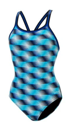 Dolfin Women's Print DBX Back One Piece -Swim Gear Sales 0231 b45d front 4