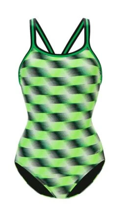 Dolfin Women's Print DBX Back One Piece -Swim Gear Sales 0231 b56d front2 5