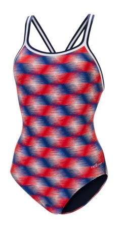 Dolfin Women's Print DBX Back One Piece -Swim Gear Sales 0231 b57d front 4