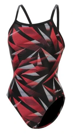 Dolfin Women's Print V2 Back One Piece 23 Dolfin Women's Print V2 Back One Piece -Swim Gear Sales 0531 a35d front