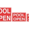 Pool Open Sign -Swim Gear Sales 18118