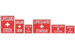 Lifeguard Station Sign