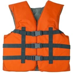 RISE Youth Rip Stop Life Vest -Swim Gear Sales 3007rs rustic orange front2