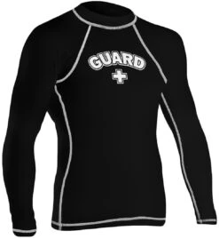 RISE Guard Long Sleeve Rashguard 7 RISE Guard Long Sleeve Rashguard -Swim Gear Sales 501lsl front black