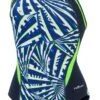 Dolfin Women's Print Color Block DBX Back One Piece -Swim Gear Sales 5m00 b38d front