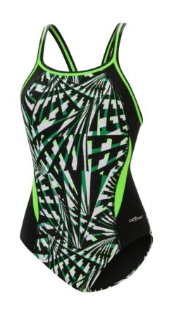 Dolfin Women's Print Color Block DBX Back One Piece 29 Dolfin Women's Print Color Block DBX Back One Piece -Swim Gear Sales 5m00 b58d front