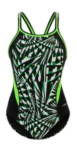 Dolfin Women's Print Color Block DBX Back One Piece 30 Dolfin Women's Print Color Block DBX Back One Piece -Swim Gear Sales 5m00 b58d front2