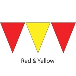 Kiefer Plastic Flags - 100 Ft. (Pair) 20 Kiefer Plastic Flags - 100 Ft. (Pair) -Swim Gear Sales 600120 red ylw 2