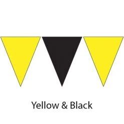 Kiefer Plastic Flags - 100 Ft. (Pair) 21 Kiefer Plastic Flags - 100 Ft. (Pair) -Swim Gear Sales 600120 ylw blk 2