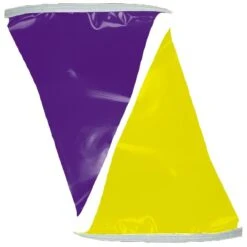 100 Ft. Polyethylene Flags -Swim Gear Sales 65250 purple yellow 2 2
