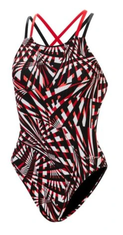 Dolfin Women's Print Atomic Double X Back 19 Dolfin Women's Print Atomic Double X Back -Swim Gear Sales 6a00 b39d front