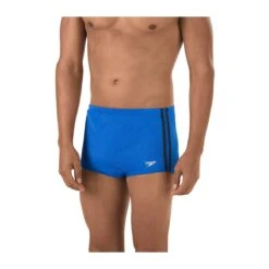 Speedo Solid Poly Mesh Square Leg 7 Speedo Solid Poly Mesh Square Leg -Swim Gear Sales 705970 sapphire front