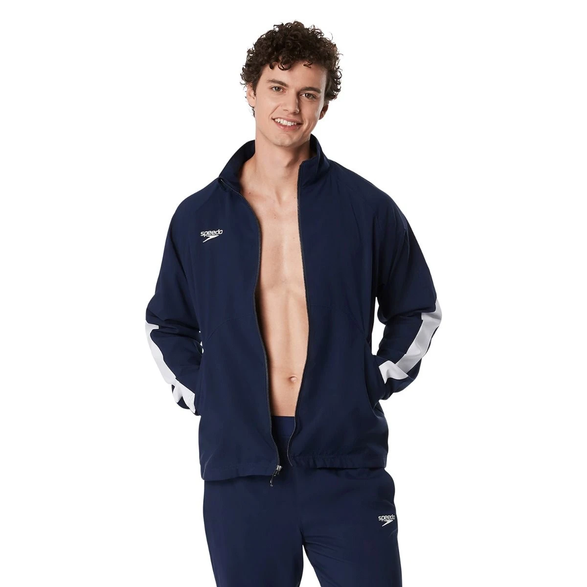 Speedo Men's Team Woven Jacket 6 Speedo Men's Team Woven Jacket - Image 4