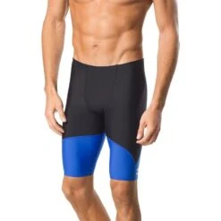 Speedo Spark Splice Jammer -Swim Gear Sales 7705914 0001 black blue front
