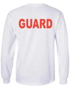 Dri-Fit Guard Long Sleeve Tee -Swim Gear Sales 809ls back white 2