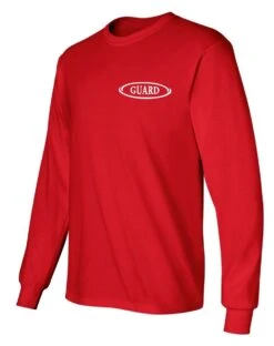 Dri-Fit Guard Long Sleeve Tee -Swim Gear Sales 809ls red