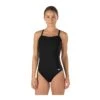 Speedo Solid Endurance Flyback -Swim Gear Sales 819016 black front