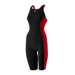 Speedo PowerPlus Kneeskin 17 Speedo PowerPlus Kneeskin -Swim Gear Sales 8191441 black red front