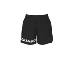 Kiefer 4-Way Stretch Unisex Lifeguard Deck Short -Swim Gear Sales 939200 guard black