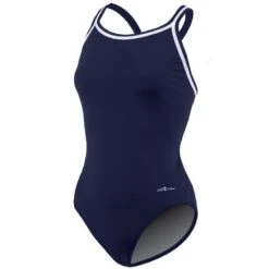 Dolfin Solid Poly DBX Back 13 Dolfin Solid Poly DBX Back -Swim Gear Sales 9582mc front navy2 10