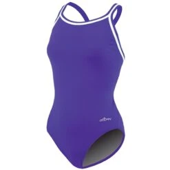 Dolfin Solid Poly DBX Back 17 Dolfin Solid Poly DBX Back -Swim Gear Sales 9582mc front purple2 10