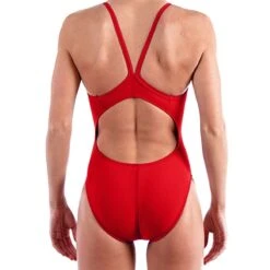Dolfin Team Solid V2 Back -Swim Gear Sales 9615l red back1