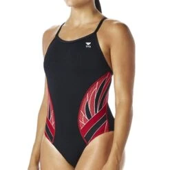 TYR Phoenix Splice Diamondfit 25 TYR Phoenix Splice Diamondfit -Swim Gear Sales dpx7 black red front r