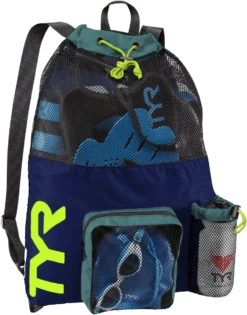 TYR Big Mesh Mummy Backpack 32 TYR Big Mesh Mummy Backpack -Swim Gear Sales lbmmb3 384 main01