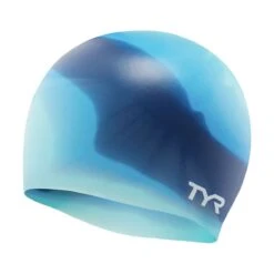 TYR Multi Color Silicone Cap -Swim Gear Sales lcsm blue teal