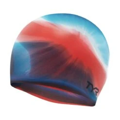 TYR Multi Color Silicone Cap -Swim Gear Sales lcsm red navy