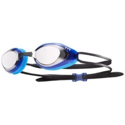 TYR Black Hawk Racing Mirrored Goggles -Swim Gear Sales lgbhm silver blue 1