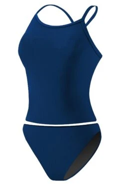 RISE Solid Workout Tankini -Swim Gear Sales lgs21 front navy