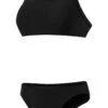 RISE Solid Poly Workout Bikini -Swim Gear Sales lgs26 front black1