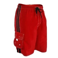 RISE Solid Splice Board Short 11 RISE Solid Splice Board Short -Swim Gear Sales lgs45 front red
