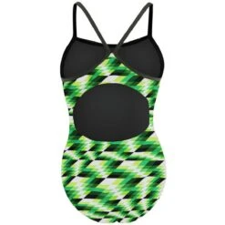 RISE Sandies Female Swerve Poly Swimsuit -Swim Gear Sales lgs47 16g bk