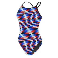 RISE Sandies Female Swerve Poly Swimsuit -Swim Gear Sales lgs47 16rwb