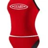 RISE Guard Poly 2-Piece Color Trim Tankini 2 RISE Guard Poly 2-Piece Color Trim Tankini -Swim Gear Sales lgs78gu front red black 4