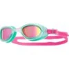 TYR Women's Special OPS 2.0 Polarized Goggles-Pink/Mint -Swim Gear Sales lgspsb 687 alt01