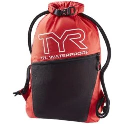 TYR Alliance Waterproof Sackpack -Swim Gear Sales lwetdryd red 1 1