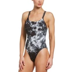 Nike Hydrastrong Tie Dye Spiderback One Piece -Swim Gear Sales nessb007 001