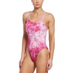 Nike Hydrastrong Tie Dye Spiderback One Piece -Swim Gear Sales nessb007 555